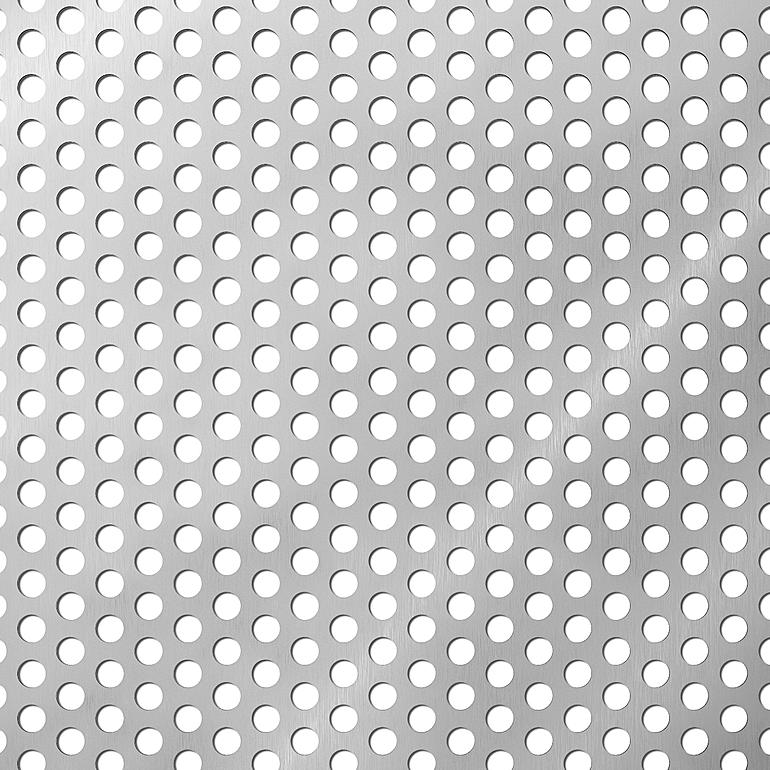 Blech Lochblech Verzinkt Aluminium  Farbig Schwarz Weiß Grau Rv 5-8 1,5 mm Neu